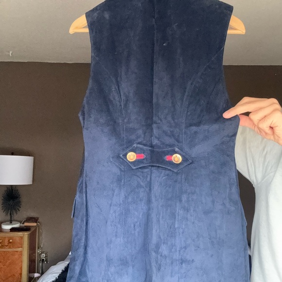 Vtg 1990’s Suede Mini Dress - Picture 3 of 5